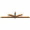 Ekena Millwork Redmond Smooth Timber Gable Bracket, Western Red Cedar, 96"W x 24"H x 3 1/2"D x 3 1/2"F, 6/12 Pitch GBW096X24X0404RED00SWR - alternate 3